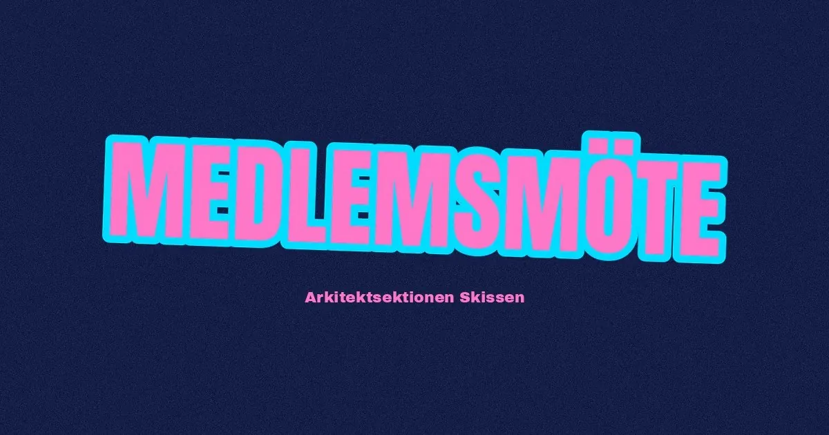 Omslagsbild för Medlemsmöte