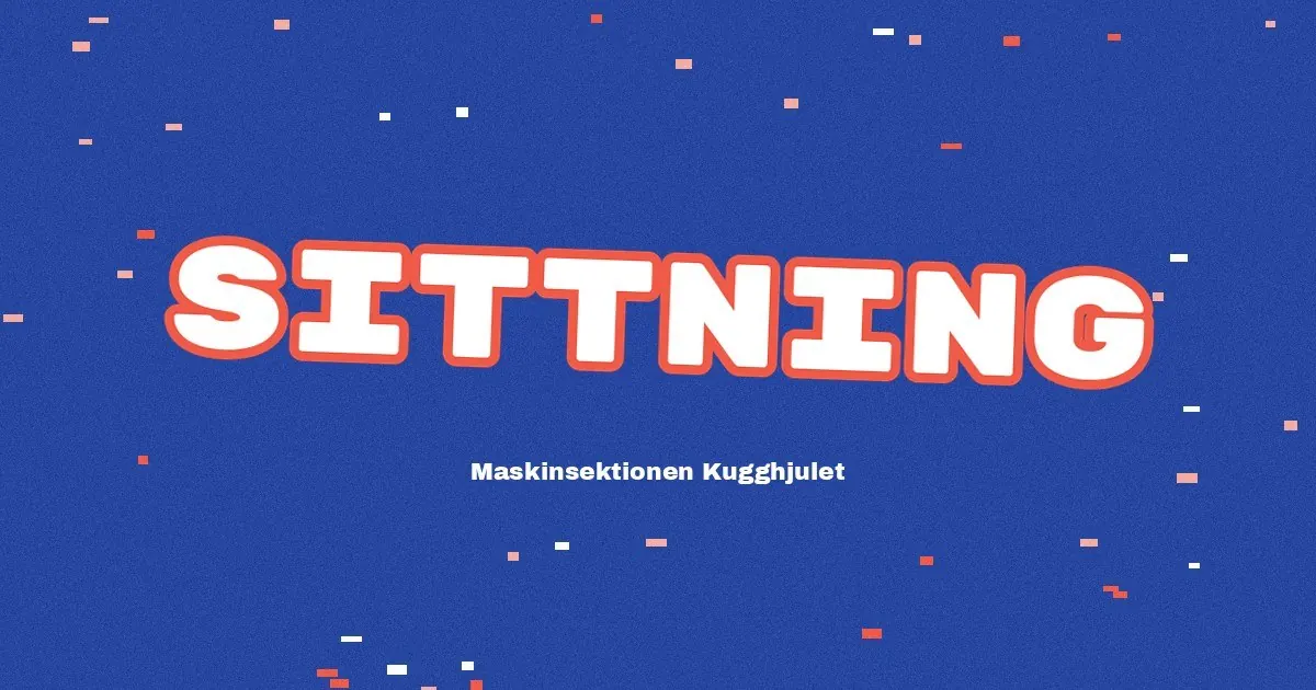 Omslagsbild för Sittning