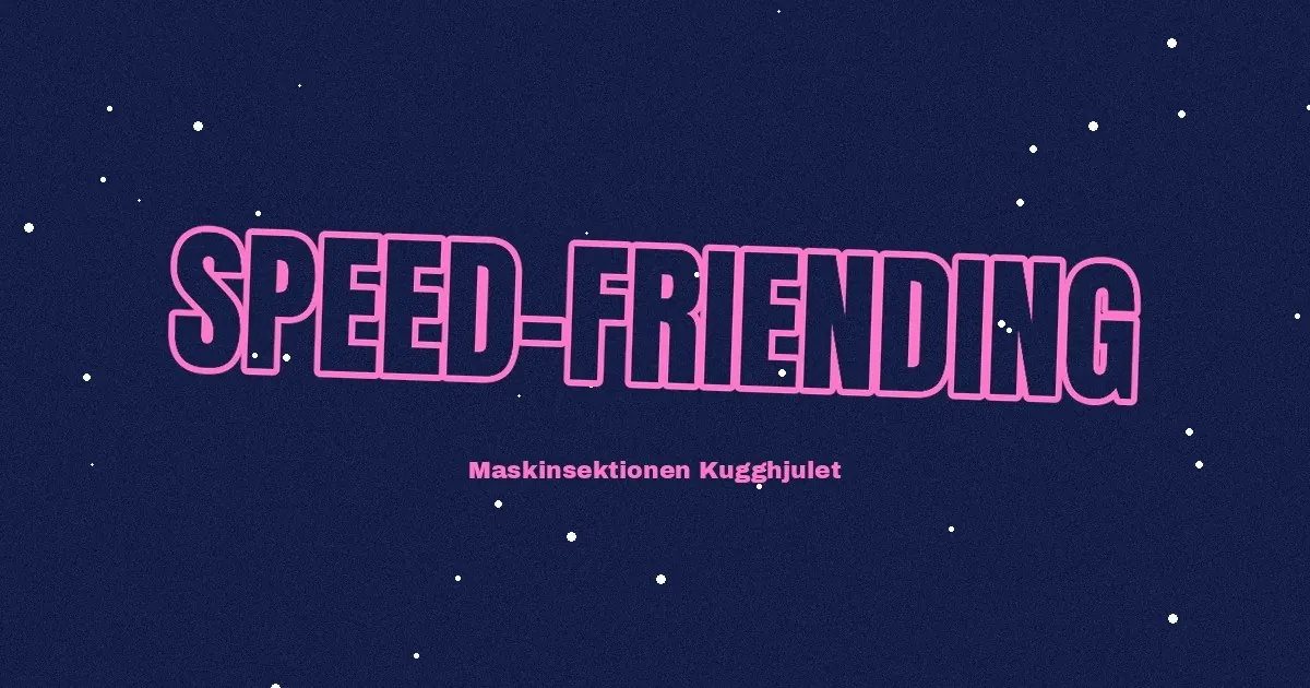 Omslagsbild för Speed-friending